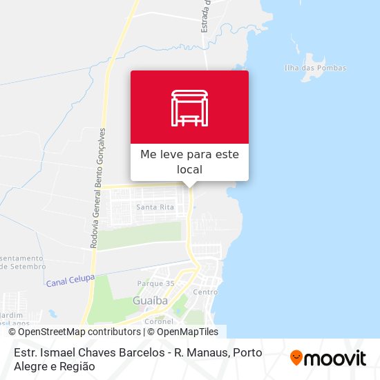 Estr. Ismael Chaves Barcelos - R. Manaus mapa