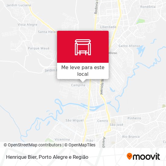 Henrique Bier mapa
