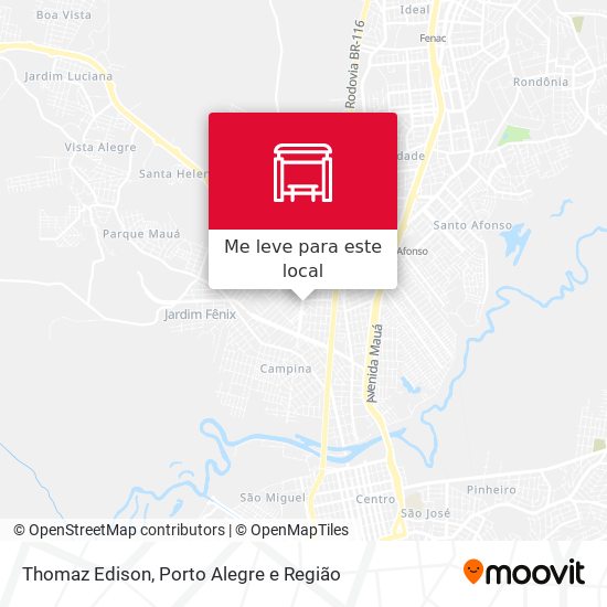 Thomaz Edison mapa