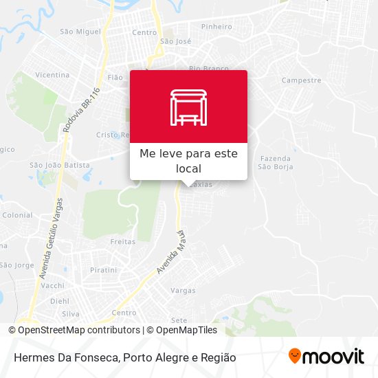 Hermes Da Fonseca mapa
