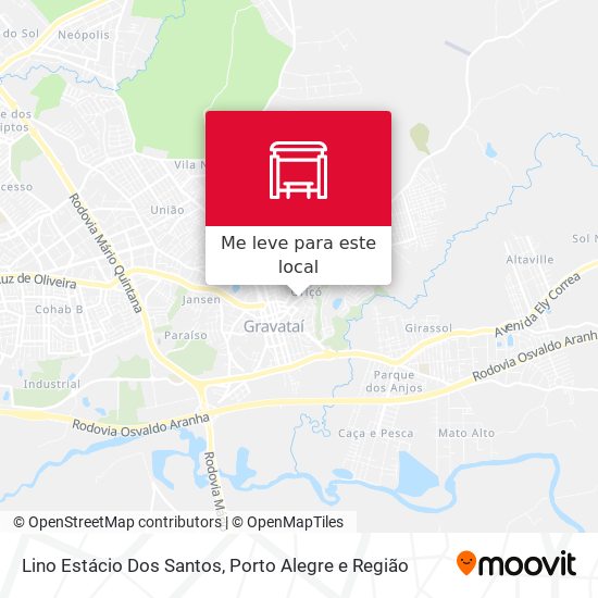 Lino Estácio Dos Santos mapa