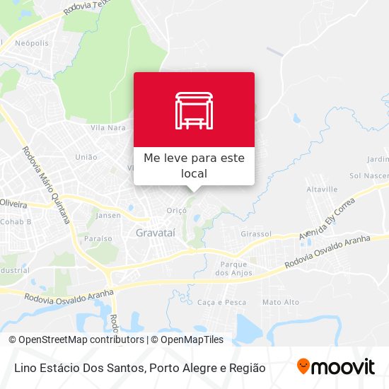 Lino Estácio Dos Santos mapa