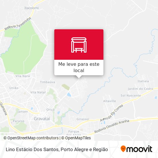 Lino Estácio Dos Santos mapa