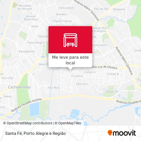 Santa Fé mapa