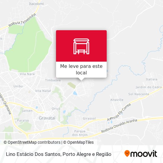 Lino Estácio Dos Santos mapa