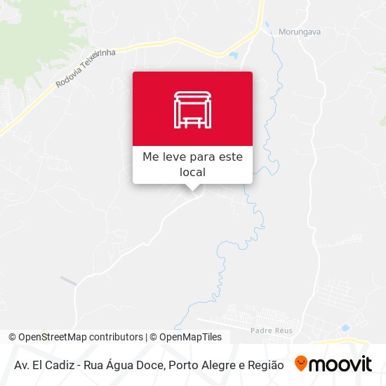 Av. El Cadiz - Rua Água Doce mapa