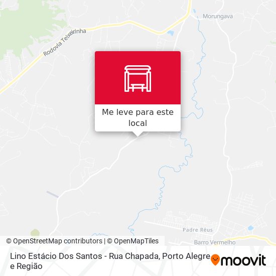 Lino Estácio Dos Santos - Rua Chapada mapa