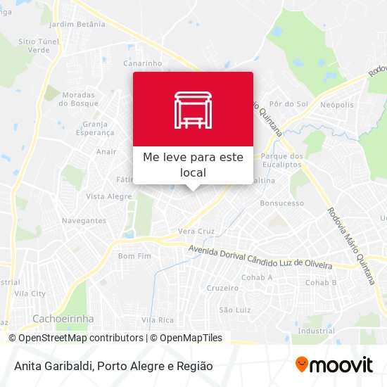 Anita Garibaldi mapa