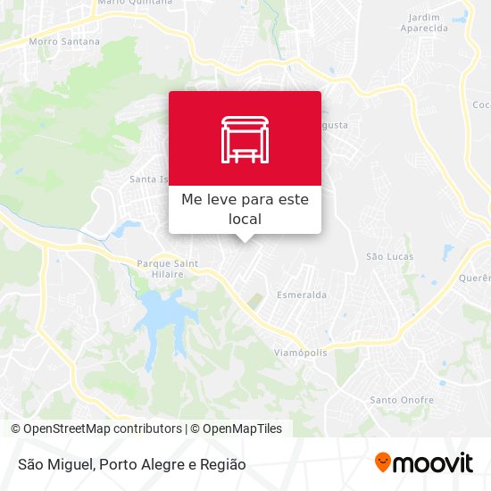 São Miguel mapa