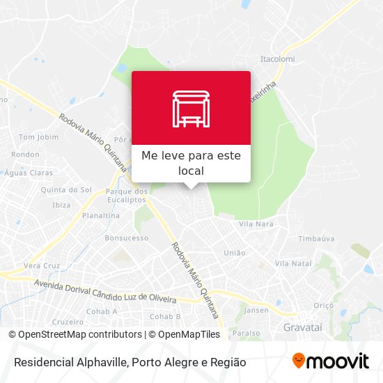 Residencial Alphaville mapa