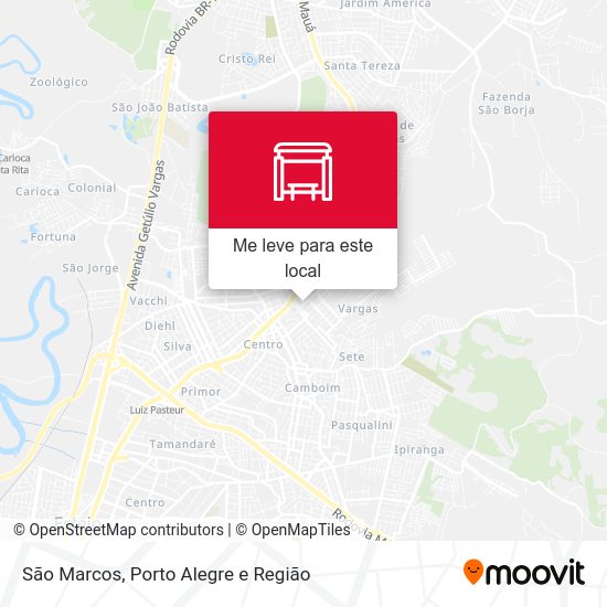 São Marcos mapa