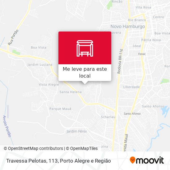 Travessa Pelotas, 113 mapa