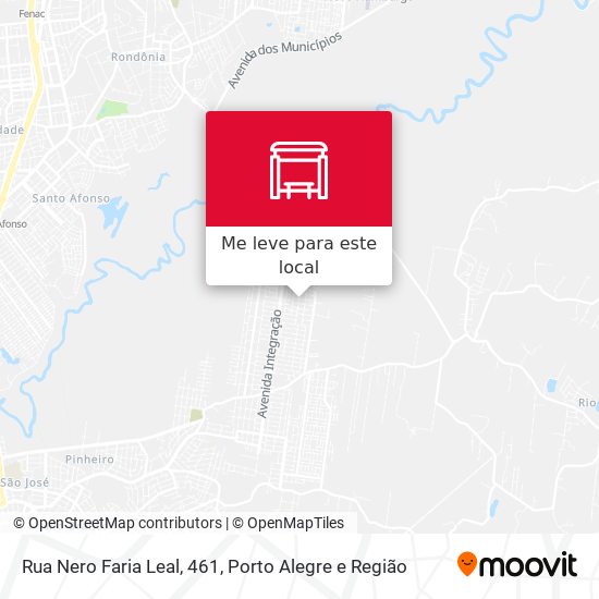 Rua Nero Faria Leal, 461 mapa