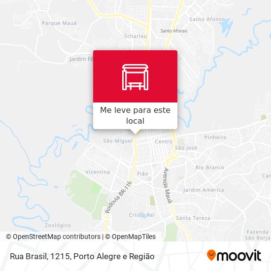 Rua Brasil, 1215 mapa