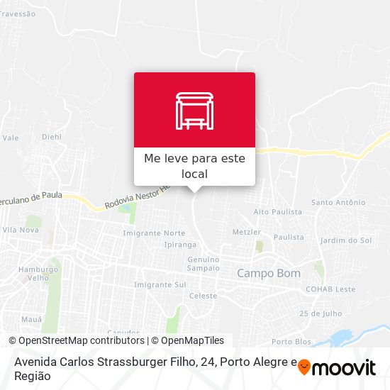 Avenida Carlos Strassburger Filho, 24 mapa