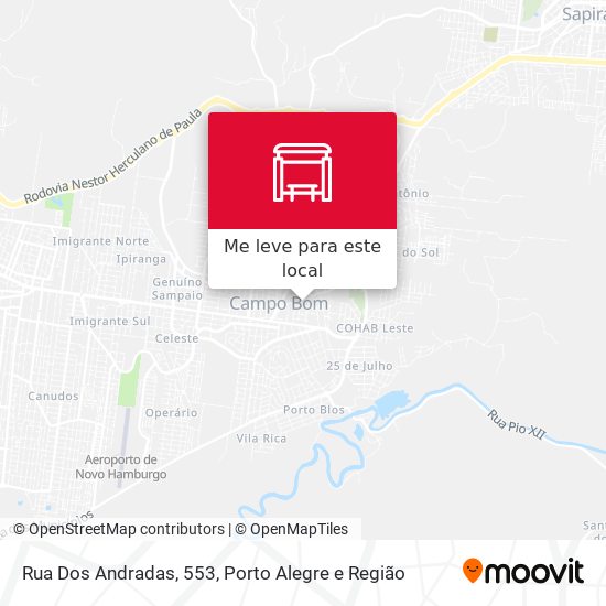 Rua Dos Andradas, 553 mapa