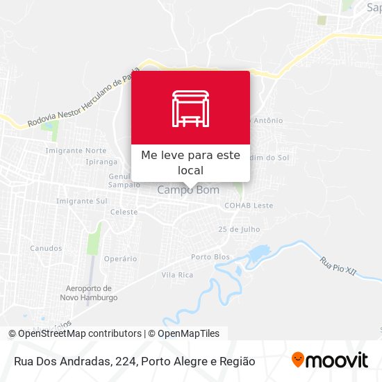 Rua Dos Andradas, 224 mapa
