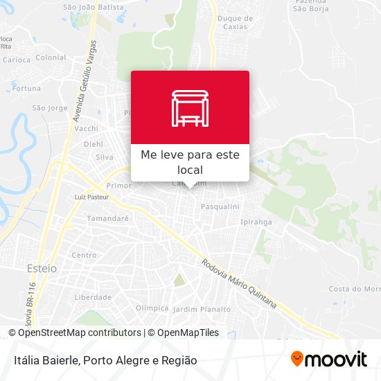 Itália Baierle mapa