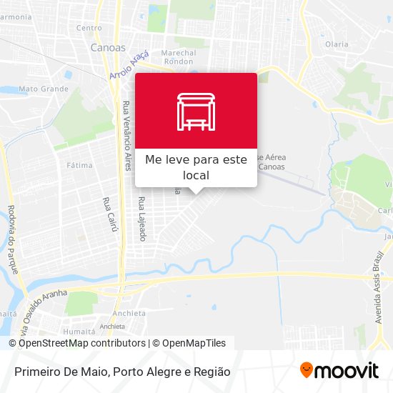 Primeiro De Maio mapa