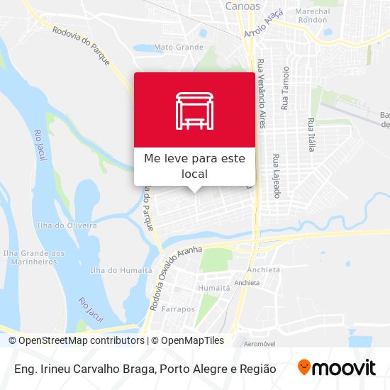 Eng. Irineu Carvalho Braga mapa