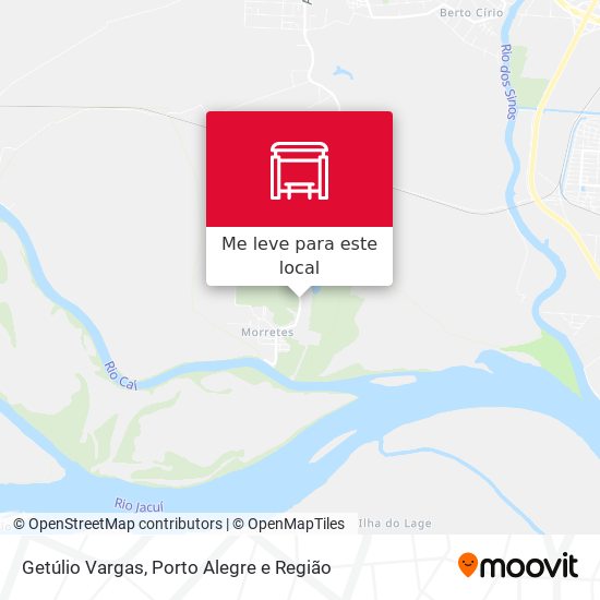 Getúlio Vargas mapa