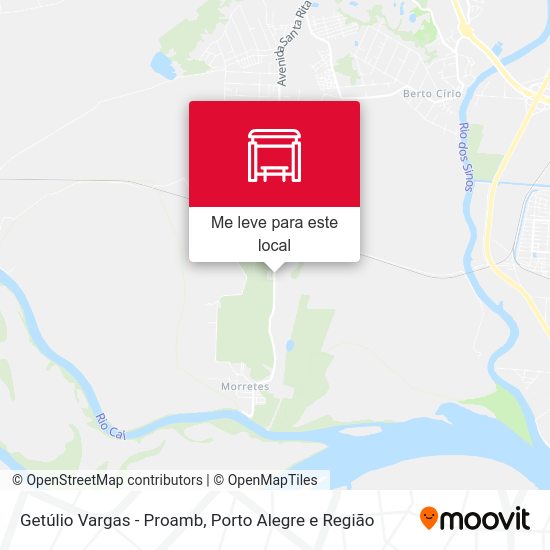 Getúlio Vargas - Proamb mapa