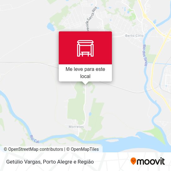 Getúlio Vargas mapa