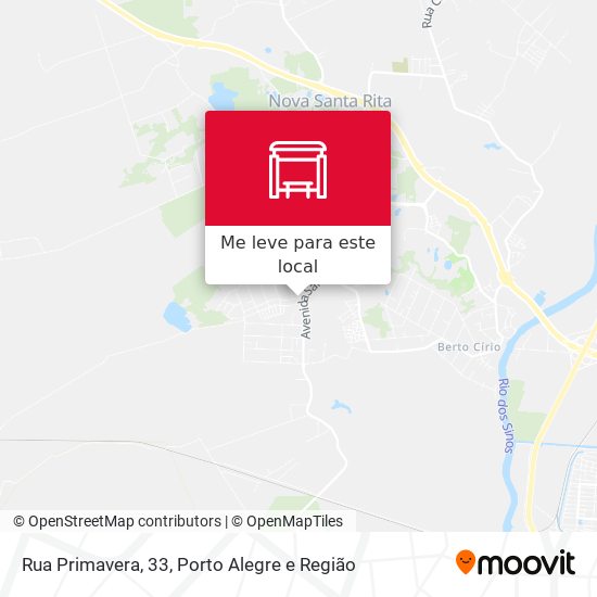 Rua Primavera, 33 mapa