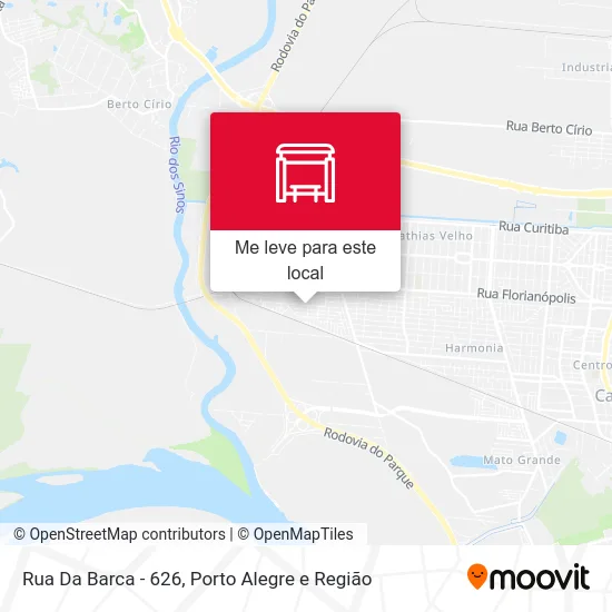 Rua Da Barca - 626 mapa