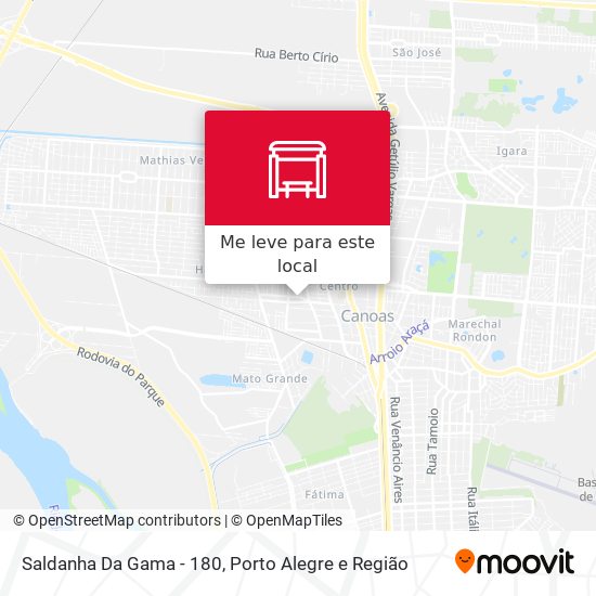Saldanha Da Gama - 180 mapa