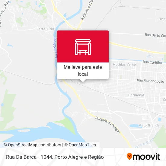 Rua Da Barca - 1044 mapa