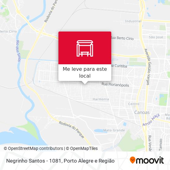 Negrinho Santos - 1081 mapa