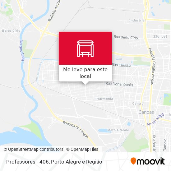 Professores - 406 mapa