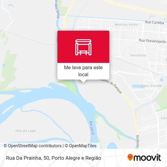 Rua Da Prainha, 50 mapa