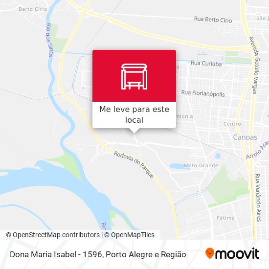 Dona Maria Isabel - 1596 mapa
