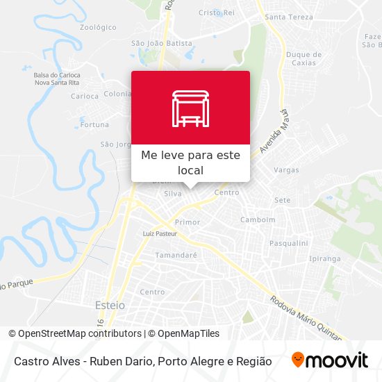 Castro Alves - Ruben Dario mapa