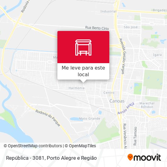 República - 3081 mapa