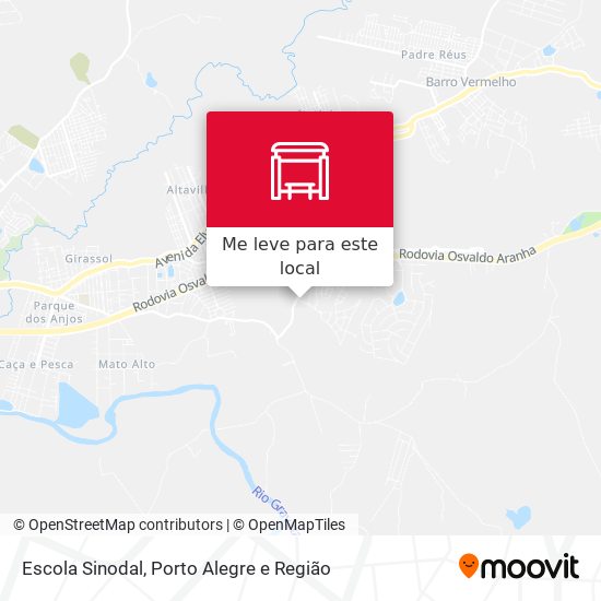 Escola Sinodal mapa