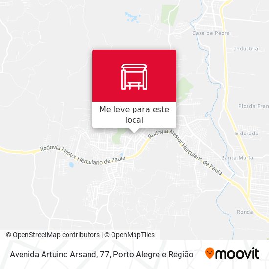 Avenida Artuino Arsand, 77 mapa