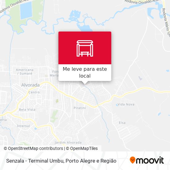 Senzala - Terminal Umbu mapa