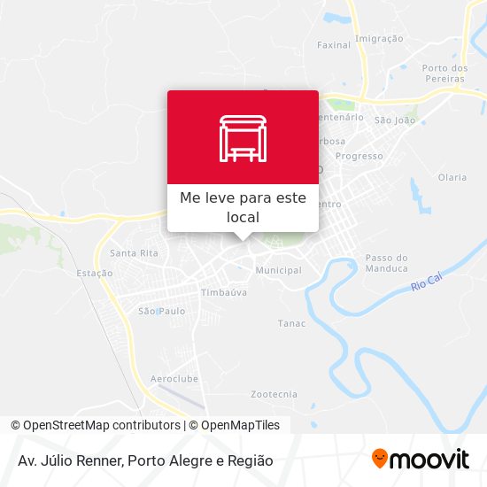 Av. Júlio Renner mapa