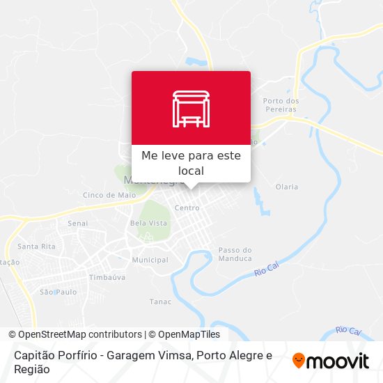 Capitão Porfírio - Garagem Vimsa mapa