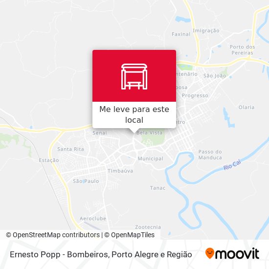 Ernesto Popp - Bombeiros mapa