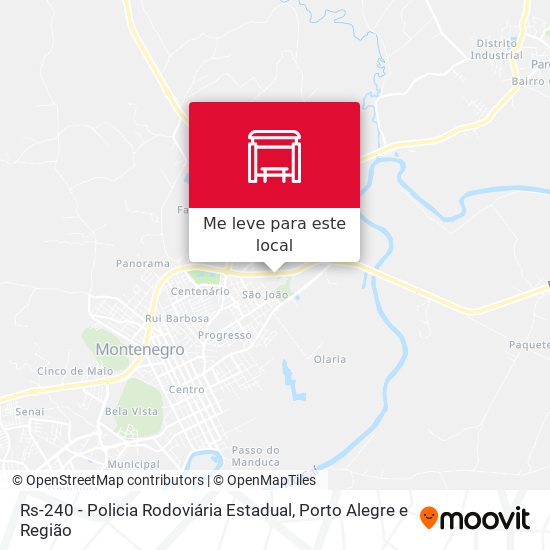 Rs-240 - Policia Rodoviária Estadual mapa