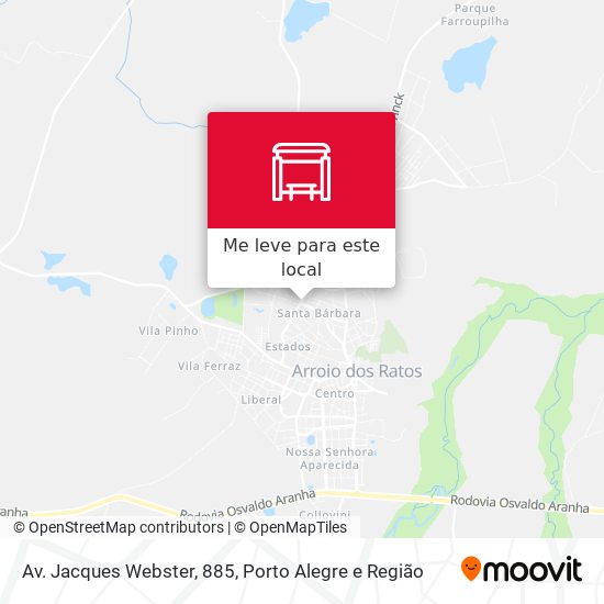 Av. Jacques Webster, 885 mapa