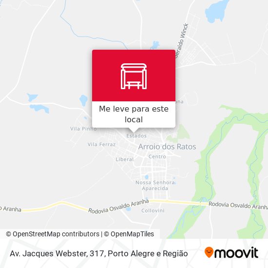 Av. Jacques Webster, 317 mapa