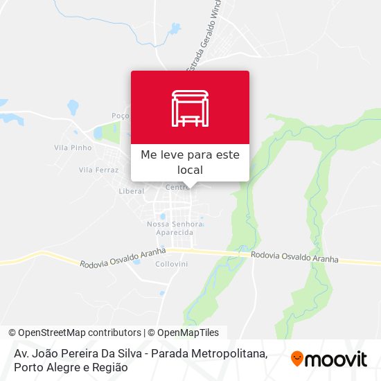 Av. João Pereira Da Silva - Parada Metropolitana mapa