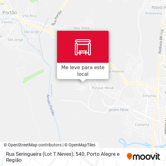 Rua Seringueira (Lot T Neves), 540 mapa