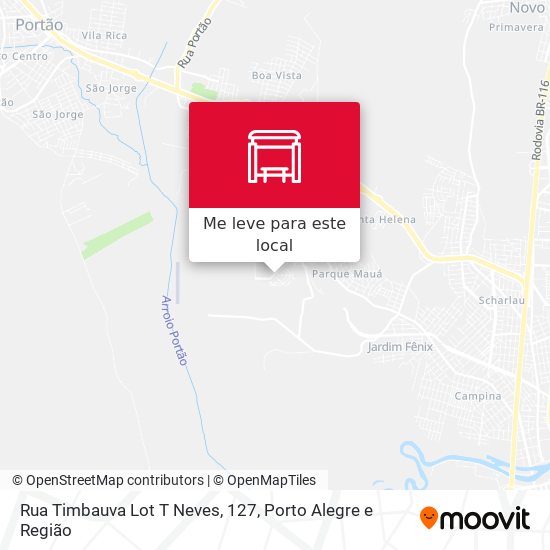 Rua Timbauva Lot T Neves, 127 mapa