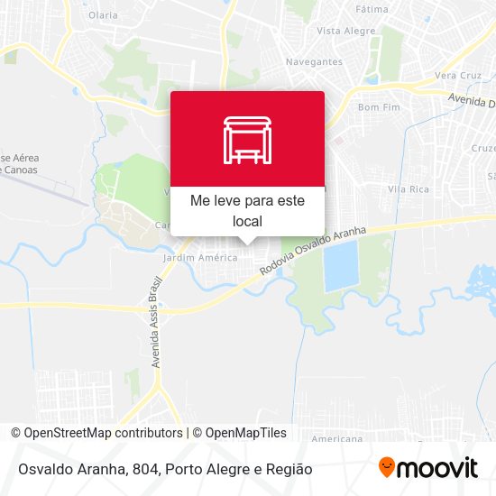 Osvaldo Aranha, 804 mapa